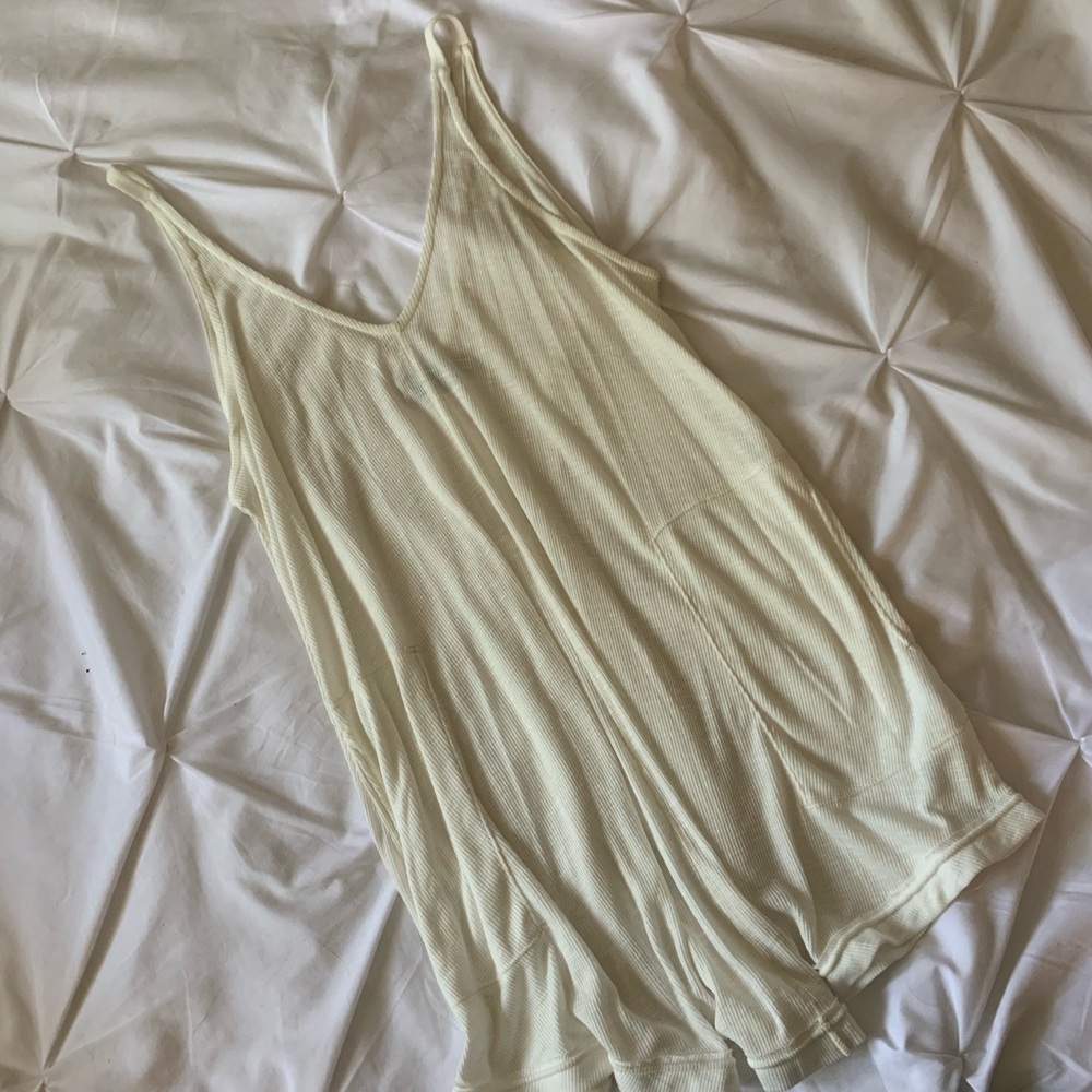 Free People Beach White Cover Up Dress